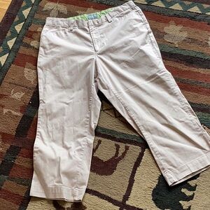Cropped Khaki EPLC Sz 12/14 Stretch Riders